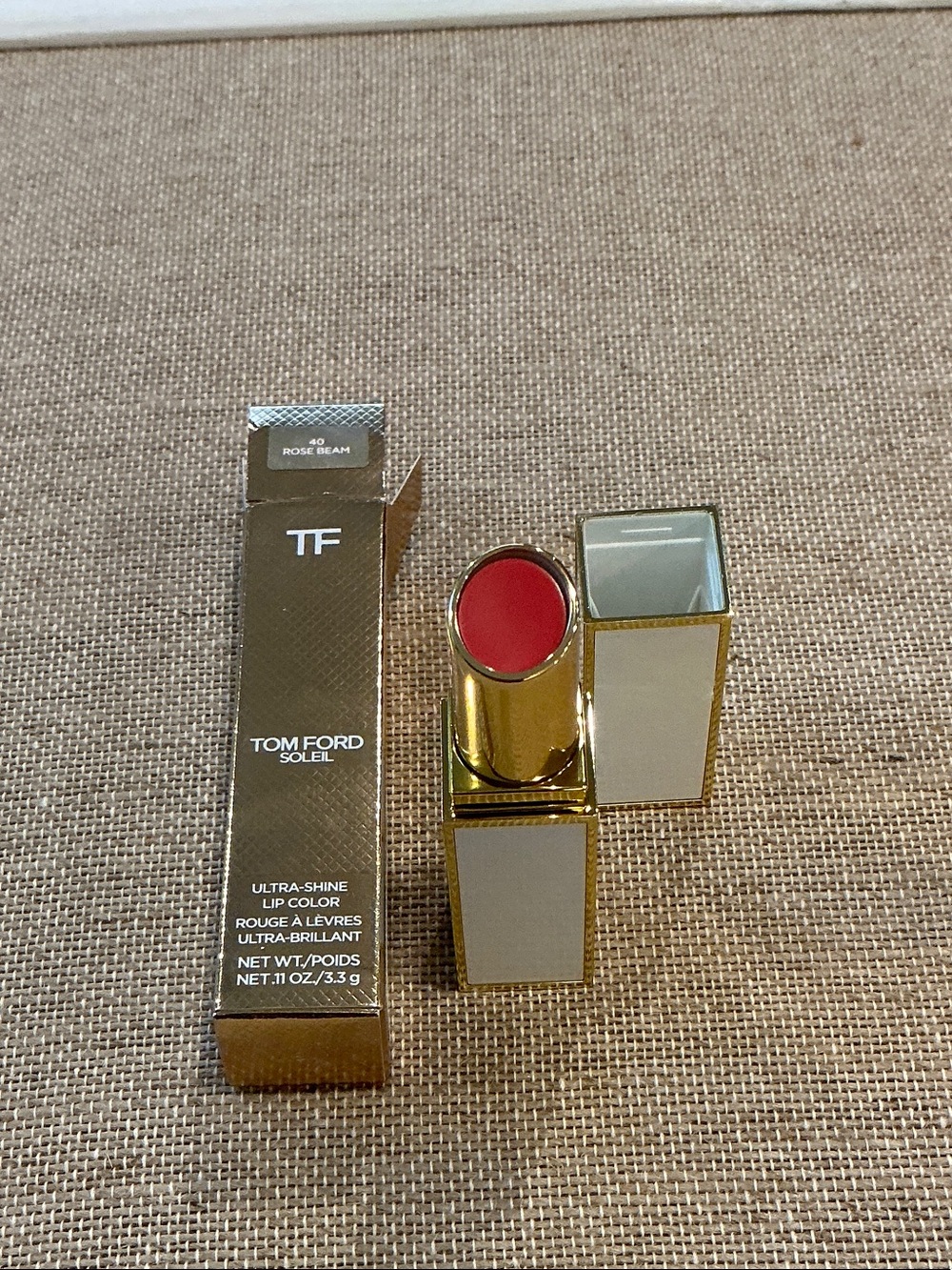 Tom Ford Soleil Ultra-Shine Lip Color - Brand New - Rose Beam